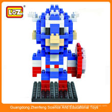 Captain America diamond blocks toys for kid